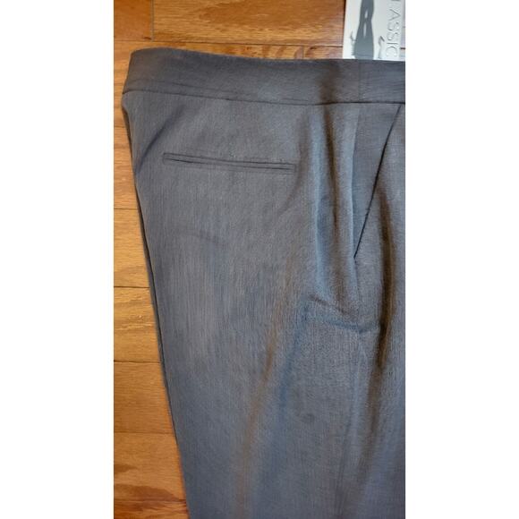 Rafaella NWT Women’s Size 14 Classic Fit Charcoal Gray Higher Rise Pant MSRP $58 - Picture 15 of 16